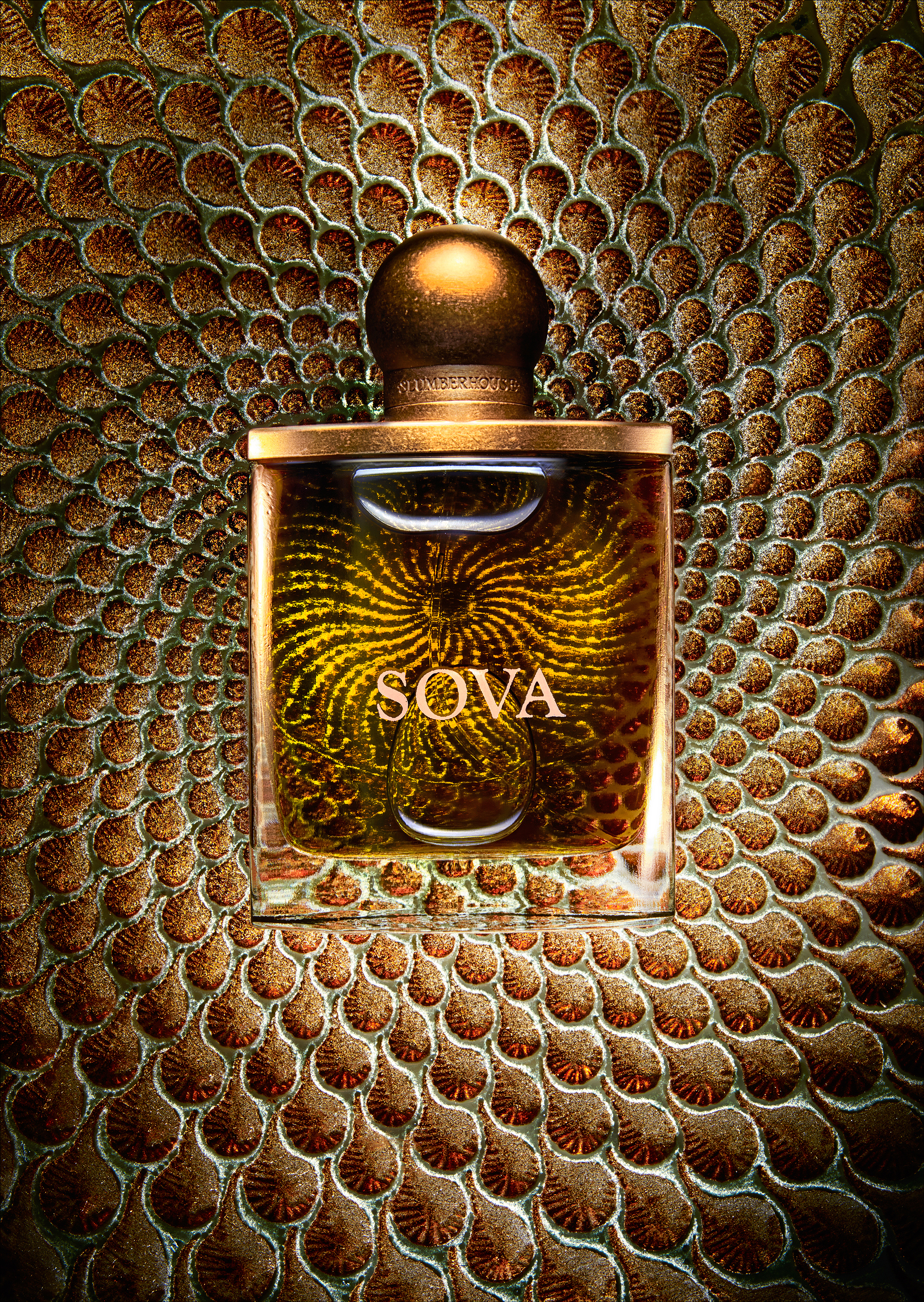 Slumberhouse peerfume product photography | Dovis Bird Agency Reps