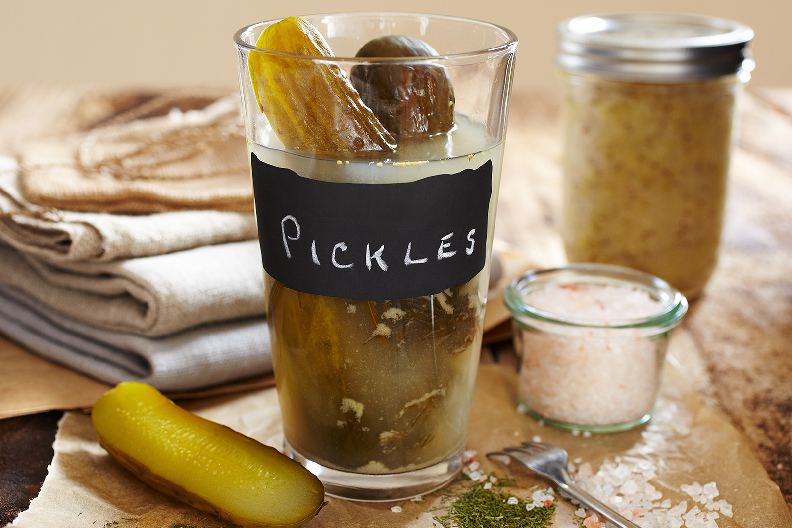 Jar of Fresh Homemade Pickles  | Dovis Bird Agency Photography