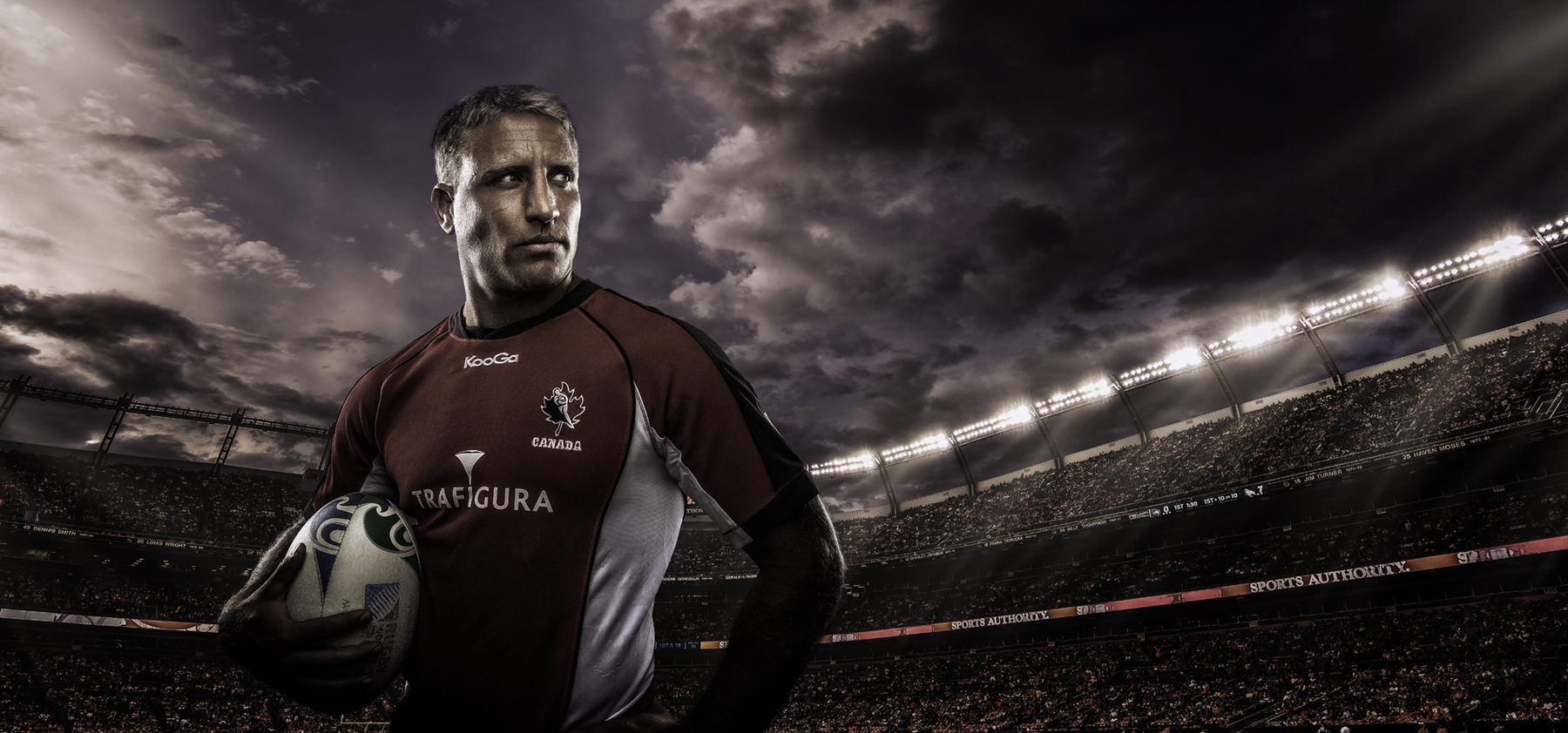 Soccer player in stadium | Dovis Bird Agency Photography