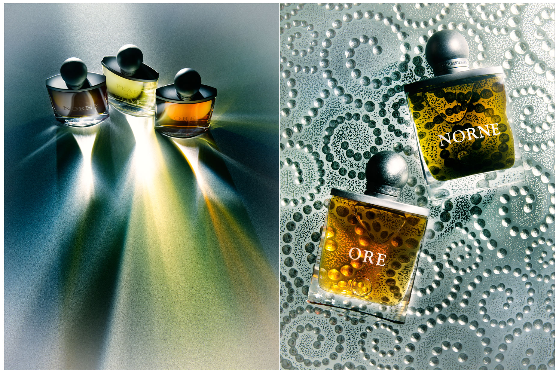 Slumberhouse peerfume product photography | Dovis Bird Agency Reps