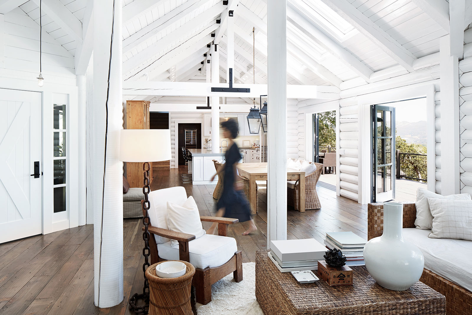 Log Cabin Style Home Interior  | Dovis Bird Agency Photography